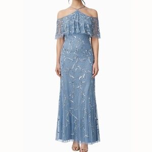 knee length dresses for ladies Off Shoulder Vintage Lace Mother of The Bride Formal Dress 1352 – The Dress  Outlet main image 1